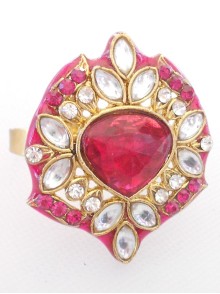 Kundan Finger Ring